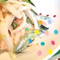 くろ寝子まーしゃる's cooksnap of when they made おいしい！うちの大根サラダ.