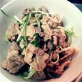 ゆったん＠3NEET's cooksnap of when they made 水菜と豚こま肉☆ガーリックポン酢炒め.