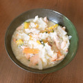 よちりん's cooksnap of when they made 簡単！鮭と南瓜のほっくり甘いおかゆ.