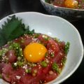 ★チャコ姫★'s cooksnap of when they made マグロのユッケ.