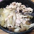タムソン's cooksnap of when they made 豚としめじ　ザーサイの葱和え.