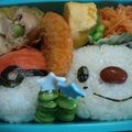 やまとんとママ's cooksnap of when they made キャラ弁＊ポケモン ミジュマル弁当♪.