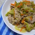 白いカピバラ's cooksnap of when they made 豚バラと春キャベツの重ね蒸し.