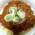 kikuちん's cooksnap of when they made なつかしの名古屋給食♥おぼろみそめん.