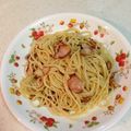 アンモナイト発掘隊's cooksnap of when they made タコの干物でパパッとパスタ.