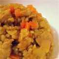 ふるーつらむ's cooksnap of when they made 切って炊くだけ　炊飯器でカレーピラフ.