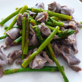 ポキコちゃん's cooksnap of when they made 砂肝とアスパラのレモン塩胡椒炒め♫♬.