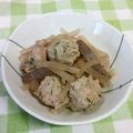 龍青空ママ's cooksnap of when they made ご飯がススむよ！大根と鶏つくねの甘辛煮☆.