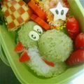 chiccc's cooksnap of when they made ヨッシー☆キャラ弁.
