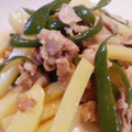 ぽぷらまま's cooksnap of when they made ★じゃがいもとピーマンの中華風炒め物★.