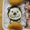 hirotofumi's cooksnap of when they made キャラ弁☆タカトシのライオン.