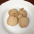 kashitaro's cooksnap of when they made マクロビ☆紅茶アーモンドクッキー☆.