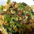 きらり59's cooksnap of when they made つくしとほうれん草の卵とじ.