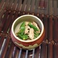 matsunatic's cooksnap of when they made スナップエンドウとささみで胡麻和え.