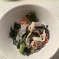クックM5ZNR8☆'s cooksnap of when they made わかめとカニカマ春雨の酢の物.