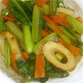 気のむくママ's cooksnap of when they made 小松菜とちくわと人参の炒めあんかけ.