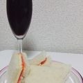 ｂｒｉｇｈｔ's cooksnap of when they made ✿ワインにも合う❀明太チーズの✿サンド.
