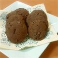 やす吉48's cooksnap of when they made サクサク☆ココアチョコチップクッキー☆.