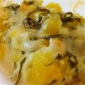 bebeberry's cooksnap of when they made 大葉と卵のたくあんピザ☆.