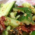 nao_a_nao's cooksnap of when they made 簡単で見た目も良い♪　きゅうりの梅ゴマ.