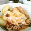 natoline's cooksnap of when they made 大根と牛肉のピリ辛炒め煮.