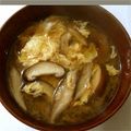 yuka551119's cooksnap of when they made 絶品！しいたけとたまごのツルふわ味噌汁.