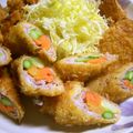 てーぶるすぷーん's cooksnap of when they made 豚肉の野菜巻き巻きフライ★.