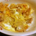 瀬川森乃's cooksnap of when they made 玉ねぎ嫌いさんの簡単親子丼☆.