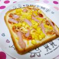 びんび❤'s cooksnap of when they made 絶品！！簡単ピザトースト♡.