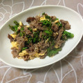 タマリュウ's cooksnap of when they made 牛肉とﾌﾞﾛｯｺﾘｰの卵炒め.