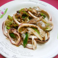 Jock's cooksnap of when they made イカとねぎの塩麹炒め.