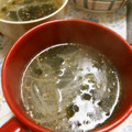 saki1010's cooksnap of when they made もやしと韓国のりのスープ.