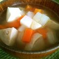 ～まっすぃ～'s cooksnap of when they made 豆腐と野菜コンソメスープ.