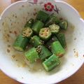 みんと☆会長's cooksnap of when they made お弁当☆おくらのごまあえ.