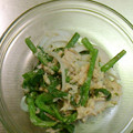 ｋａｍｉｙａｍａ's cooksnap of when they made 簡単！菜の花と新玉ねぎのツナマヨ和え.