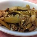 osakachamp's cooksnap of when they made ごぼうと豚肉の煮物.