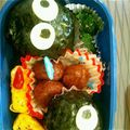 ぺぺぷる's cooksnap of when they made キャラ弁☆まっくろくろすけ.
