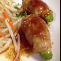 ぼーちゃんごはん's cooksnap of when they made ✿タレも美味しい♡オクラとシソの肉巻き✿.