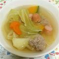 きえこ's cooksnap of when they made 肉だんご入りポトフ.