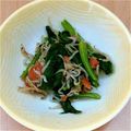 ☆☆☆かっちん☆☆☆'s cooksnap of when they made 小松菜とチリメンの梅炒め.