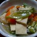 紫の薔薇と真珠。's cooksnap of when they made 高野豆腐ときぬさやの卵とじ☆.