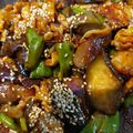 Yumiばあば's cooksnap of when they made 鶏むね肉なすピーマン甘辛コチュジャン炒め.