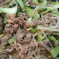 こずあおば's cooksnap of when they made ☆青梗菜と牛肉のネギたっぷり炒め☆.