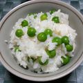 モモあき's cooksnap of when they made グリンピースご飯【後のせ方式】.