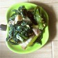 青い宇宙人's cooksnap of when they made お弁当にも！ほうれん草のベーコン炒め.