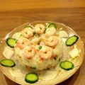 ポンきっちゃん's cooksnap of when they made お祝いに☆寿司ケーキ☆.