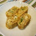 m@n@'s cooksnap of when they made じゃこ葱入り玉子焼き.
