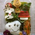vivian☆'s cooksnap of when they made 簡単♡スヌーピー♪キャラ弁.