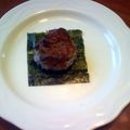 ブランディ's cooksnap of when they made にんにくネギマヨ味噌　焼きおにぎり.
