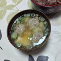 ネコかえる's cooksnap of when they made これぞ日本の味！私流イワシのつみれ味噌汁.